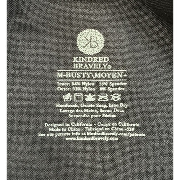 NEW Kindred Bravely Handsfree Sublime Pumping Tank Easy Clip Black Medium Busty - Picture 5 of 5